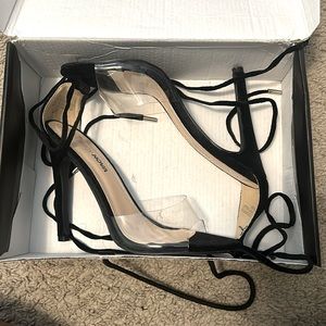 Fashion Nova Lace up heels